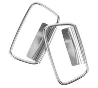 VOSAREA Poignée de seau métallique en acier inoxydable, 1 paire, poignée de remplacement pratique, pour bucket et pail, argent, usage professionnel et personnel