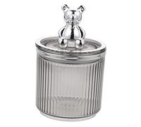 VOSAREA Pot De Rangement Coton-tige Design Ours Cartoon Élégant Et Stable Distributeur Compact Pour Bureau Et Maison Organiseur Pratique Pour Cotons-tiges Et Cure-dents