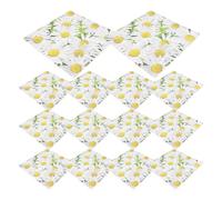 VOSAREA Serviettes en Papier Décor Floral Charmant Faciles à Transporter Résistantes à la Déchirure Lot de 20 Marguerite pour Tables de Fête et Événements Spéciaux