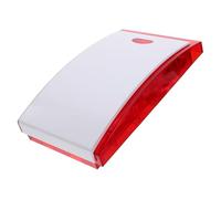 VOSAREA Sirène d'Alarme Sonore et Gyrophare Stroboscopique Étanches IP54 12V avec Boîtier en Plastique pour Sécurité Bureau et RVS Usage Extérieur