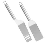 VOSAREA Spatules à Gâteau Facile à Utiliser et Sûr en Acier Inoxydable Argenté Lot de 2 Outil de Serveur à Pizza pour Restaurants et Restauration Rapide