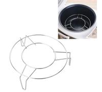 VOSAREA Support Grille Ronde pour Argenté en Acier Inoxydable Cuiseur Vapeur Trois Pieds, Ustensile Cuisine pour Cuisson Vapeur Cuisine