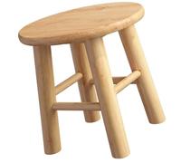 VOSAREA Tabouret en Bois Massif Stable et Confortable pour Garçon et Filles et Personnes Handicapées, Petit Marchepied Solide 25x25 Cm Maison Pique-niques