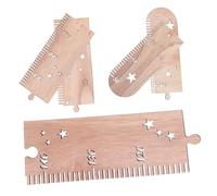 VOSAREA Toise Murale Garçon Fille Bois Avec Étoiles Mesure Hauteur Précise Décoration Chambre Garçon Fille Adaptée Mur Et Sol