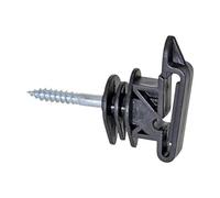 VOSS.farming 100x isolateurs pour Rubans Larges jusqu'à 40mm et Cordes de 6mm, Filetage pour Bois, pour clôture électrique
