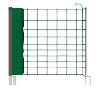 VOSS.farming clôture Mouton 108cm Classique 50m, Filet Mouton clôture chèvre Filet électronique, 14 poteaux 2 Points, Vert