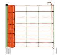 VOSS.farming Filet de clôture combiné Euro 50 m, 106 cm, avec 2 Pointes clôture Mouton, clôture de pâturage pour agneaux, chèvres, porcs