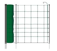 VOSS.farming Filet Mouton 50m H : 90cm Vert 20 piquets Pointe Unique clôture électrique