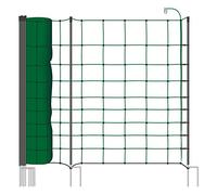 VOSS.farming Filet Mouton farmNET+ 108 cm, 20 piquets, Double Pointe, clôture électrique