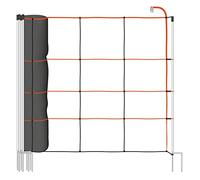 VOSS.farming Filet pour Moutons TitanLight Net, 50 m x 90 cm, 2 Pointes - Filet de clôture électrique pour porcs, chèvres, Orange