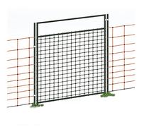 VOSS.farming Portillon pour Filet de clôture électrique 105 cm, Hauteur du Grillage jusqu'à 90 cm, Largeur d'ouverture 86 cm, électrifiable