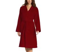 Vossen - Peignoir Femme - Dallas - Bademantel - Rouge (rubin 390) - FR : 36 (Taille fabricant : 34)