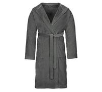 Vossen - Robe de chambre « Texas » pour hommes/femmes, unie, avec capuche LT5024 (S) (couleurs flanelle)