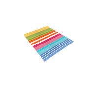 VOSSEN Serviette de plage en velours 100x180cm BEACH MIX Light Azure multicolore