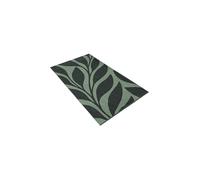 VOSSEN Serviette de plage en velours 100x180cm OCEAN LEAF Sauge bleu marine