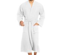 Vossen Wellington | Peignoir piqué femme Wellington / Lavable à 60 °C - Couleur : Blanc - Taille : S