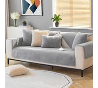 Votoko Couvre Canapé, Housse De Canapé D’Angle 3 Places, Protege Canape, Épais Et Chaud, Housse Canapé Antidérapante, Adapté à Toutes Sortes De Canapés(90 x 160cm, Gris)