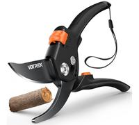 VOTREK Sécateur de Jardin Bypass Pro 21,5 cm - Pour Mains Fragiles avec Réglage Progressif, Lame SK5 & Ressort Intégré - Secateur et Ciseaux Jardinage pour Rosiers et Fruitiers -Un Cadeau Jardin Idéal