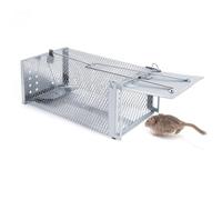 VOTUKU Piège à Souris et Rats XXL - Cage Capture Vivante Haute Sensibilité | En Maille Métallique Réutilisable pour Rongeurs, Sans Danger pour Animaux, pour Cuisine, Jardin, Entrepôt, Garage