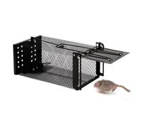 VOTUKU Piège à Souris et Rats XXL - Cage Capture Vivante Haute Sensibilité | En Maille Métallique Réutilisable pour Rongeurs, Sans Danger pour Animaux, pour Cuisine, Jardin, Entrepôt, Garage