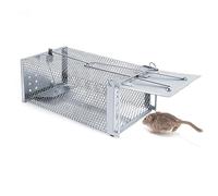 VOTUKU Piège à Souris et Rats XXL - Cage Capture Vivante Haute Sensibilité | En Maille Métallique Réutilisable pour Rongeurs, Sans Danger pour Animaux, pour Cuisine, Jardin, Entrepôt, Garage