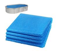 vounot® Bâche à Bulles Piscine Rectangulaire 300 x 200 cm Épaisseur 120 µm Bâche Solaire Chauffante Film Thermique à Découper pour Réchauffer l’Eau Bleu