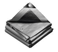 VOUNOT® Bâche de Protection en Polyéthylène 240g/m² Bâche Imperméable Ultra Lourde et Résistante Revêtue des Deux côtés avec Oeillets en Aluminium Couverture Étanche pour Jardin, Piscine 1.5x6m