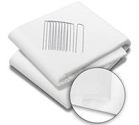 vounot® Bâche de Protection Hivernale en Tissu Non-Tissé 50g/m² avec Piquets de Fixation Respirante et Résistante Protection Contre Le Gel pour Les Plantes Voile d’hivernage 1.5x10M