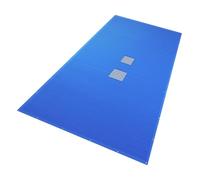 VOUNOT® Bâche Piscine Rectangulaire en Polyéthylène 160g/m2 avec Filet d'Ecoulement Bâche Imperméable Résistante Double Couche avec Oeillets en Aluminium Couverture Étanche 5X10m