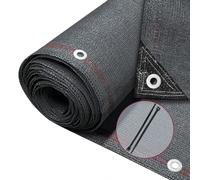 vounot® Brise Vue Occultant en HDPE 230g/m² avec Attaches Protection Rayons UV Résistant aux Déchirures et au Vent Protection pour Jardin Balcon 1x10m Anthracite