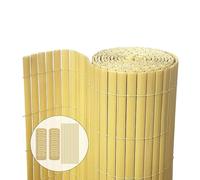 vounot® Canisse en PVC Brise Vue Ultra Renforcé avec Attaches de Fixation Double Face pour Jardin Balcon et Terrasse Résistante à la Corrosion et aux Intempéries 80x300cm Beige
