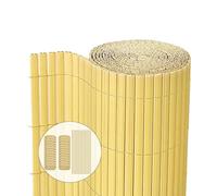 VOUNOT® Canisse PVC brise vue ultra renforce avec attaches de fixation 80x500cm beige