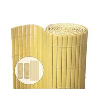 VOUNOT® Canisse PVC brise vue ultra renforce avec attaches de fixation 80x300cm beige