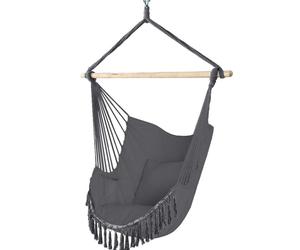 VOUNOT Chaise suspendue hamac avec 2 oreillers Gris