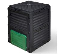 VOUNOT® Composteur de jardin 300L qualité supérieure - Bac à composte pour jardin déchets - Résistant aux chocs et aux UV