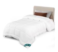 VOUNOT® Couette tempérée 135x200cm 300gsm blanc - Couette chaude douce respirante en microfibre - Certifiée Oeko-Tex
