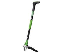 VOUNOT® Désherbeur manuel - Longueur 1m - Acier inox - Extracteur mauvaises herbes - Arracheur racinaire pour jardin et pelouse