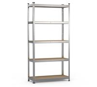 VOUNOT® Etagères métalliques charge lourde 875kg - 90x40x180cm - 5 tablettes réglables - rayonnage robuste