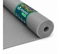 VOUNOT® Filet d’Ombrage pour Serre HDPE 90g/m² Filet Filet de Protection DIY Multi-Usage Serre Tunnel Potager Tomates Poulailler Résistant Intemperies Anti UV Installation Facile 1x10m Gris