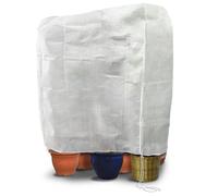 VOUNOT® Housse d'hivernage 250x360cm 150g/m² - zippée avec cordon de serrage - protection antigel réutilisable pour plantes