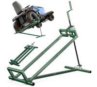 vounot Lève Tracteur Tondeuse Lève Tondeuse télescopique - Gain de Place 30% Supporte 400kg Max XL Vert