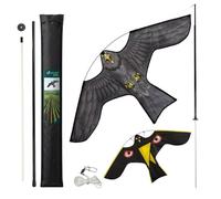 VOUNOT® Lot de 2 Cerf volant anti oiseaux effaroucheur avec mat Faucon modele D et G
