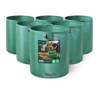 VOUNOT® Sac de jardinage de 272 litres avec poignées, sac à feuilles pour déchets verts, lot de 6