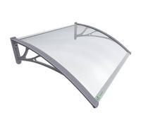 Vounot Auvent de porte d'entrée Marquise 120 x 80 cm Polycarbonate transparent Anti-UV