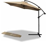 Parasol VOUNOT® avec housse de protection, 300 cm, kaki