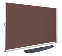 VOUNOT® Store Latéral Vertical Paravent Rétractable Protection Solaire 180x300cm Auvent Rétractable avec Housse de Protection Brise Vue Rétractable pour Balcon, Jardin, Terrasse Marron Foncé