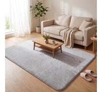 vounot ® Tapis de Salon Moderne Ultra Doux Tapis à Poils Ras Lavable en Machine avec Un sous-Tapis antidérapant fourni pour Le Salon la Chambre ou la terrasse 160x230cm Gris