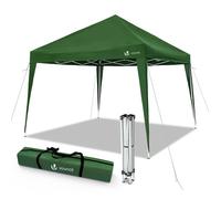 VOUNOT® Tonnelle de jardin 3x3m pliable avec sac de transport - protection UV - vert