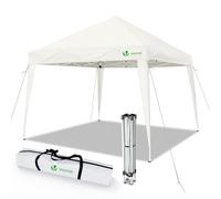 VOUNOT Tonnelle de jardin 3x3m pliable Blanche avec sac de transport