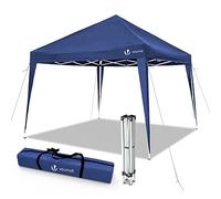 VOUNOT® Tonnelle de jardin 3x3m pliable avec sac de transport - protection UV - bleu